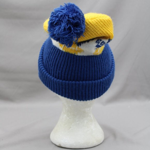 Vintage Toque / Beanie - Winnipeg Bluebombers Wrap Graphic - Adult Stretch Fit - Picture 5 of 7
